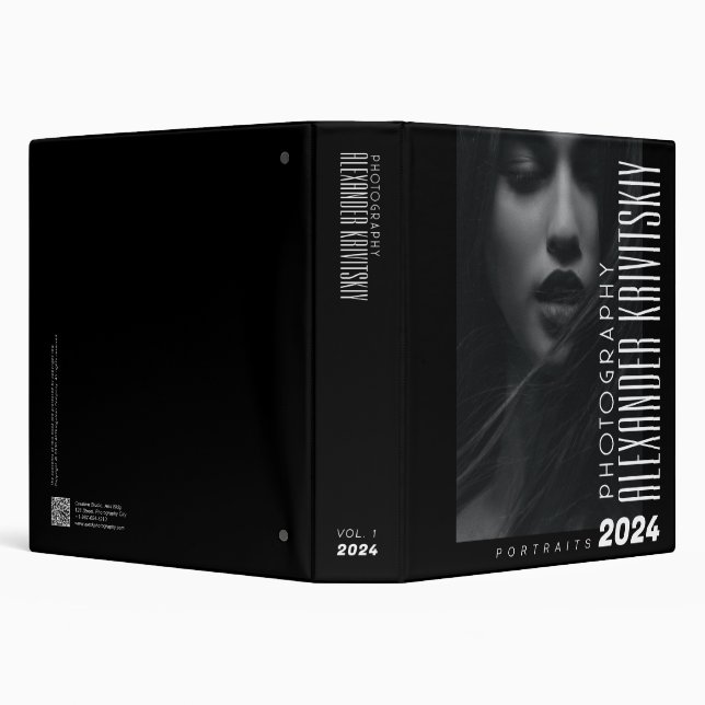 Professional Photographer Black & White Binder (Background)