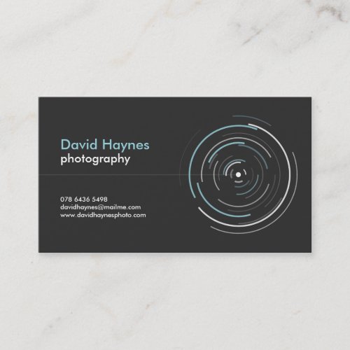 Professional Photographer Business Card