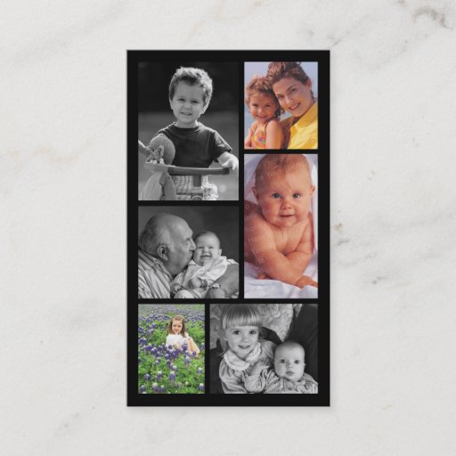 Customizable Professional Photographer Business Card