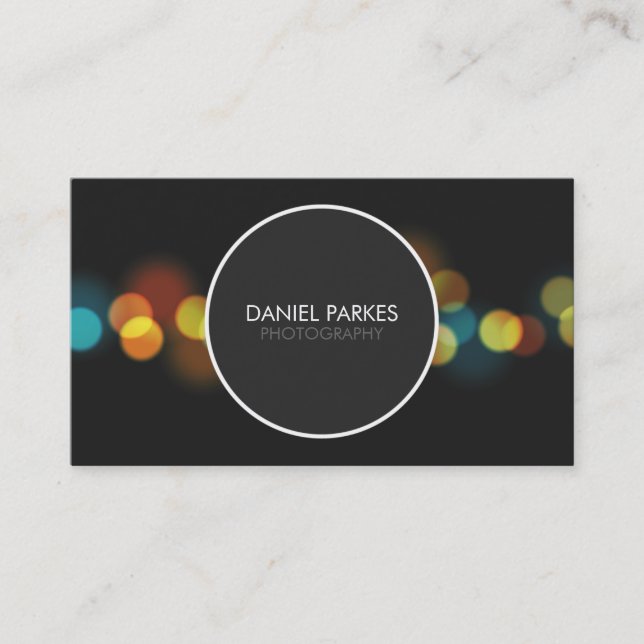 Professional Photographer Business Card (Front)