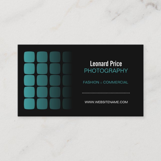 Professional Photographer Business Card (Front)