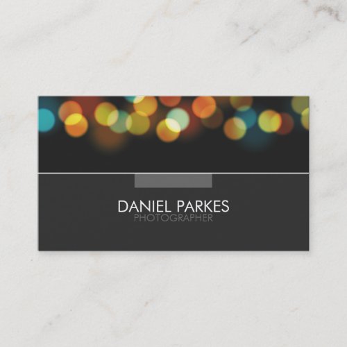 Professional Photographer Business Card