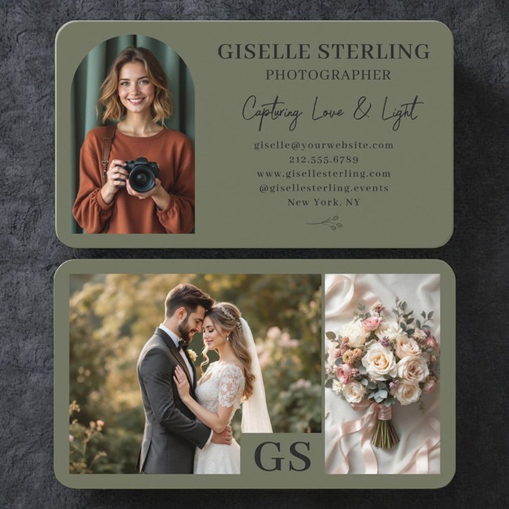 Professional Photographer Business Card