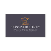 Professional Photographer Business Card