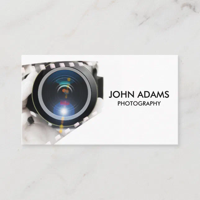 Professional Photographer Business Card Zazzle