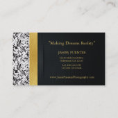 Professional Photographer Business cards (Back)