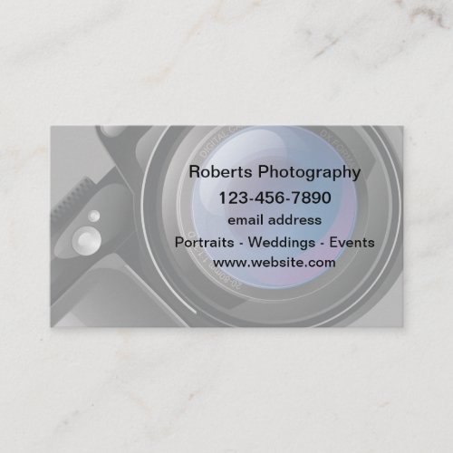 Professional Photographer Business Cards Template