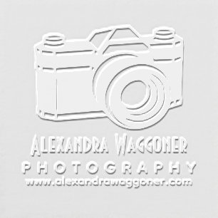 Professional Photographer Camera #6 Business Logo Embosser