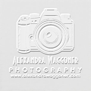 Professional Photographer Camera #7 Business Logo Embosser