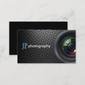 Professional Photographer Camera Lens Business Card (Front/Back)