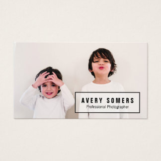 Professional Photographer Photography Photo Card
