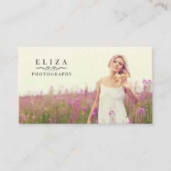 Professional Photographer Photography Studio Business Card by Pip_Gerard at Zazzle