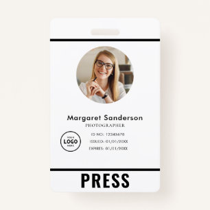 Professional Photographer Press Badge