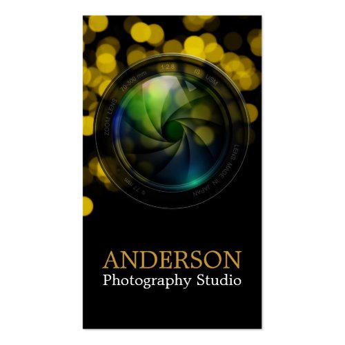 Professional Photographer Vertical Business Card 9