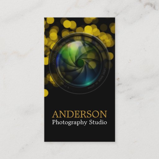 Customizable Professional Photographer Vertical Business Card 9