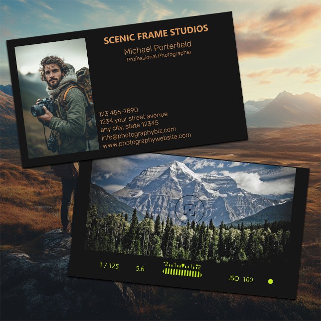 Professional Photography Business Card (Creator Uploaded)