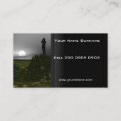 Professional Photography Business Card Black (Back)