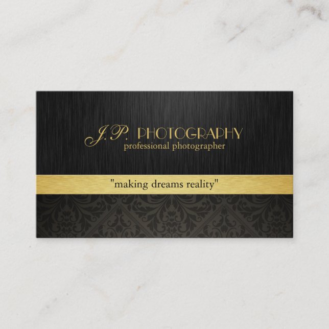 Professional Photography Business cards (Front)