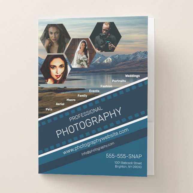 Professional Photography Business Pocket Folder (Front)
