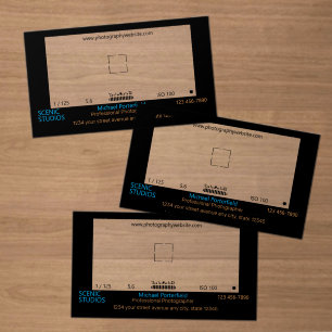 Professional Photography Clear Business Cards