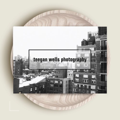 Professional Photography  Photographer Photo Card