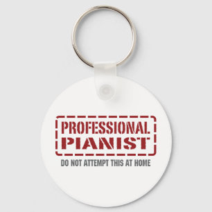 Professional Pianist Keychain