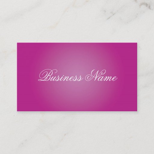 Customizable Professional Pink Business Cards