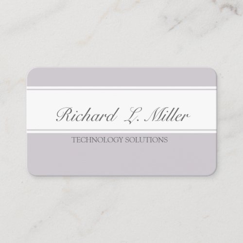 Plain Computer Tech Repair  IT Business Card Template