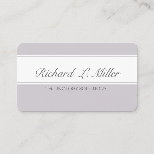 Customizable Plain Computer Tech Repair  IT Business Card Template