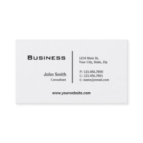 Professional Plain Elegant Modern Computer Repair Business Card