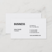 Professional Plain Elegant Modern Computer Repair Business Card (Front/Back)