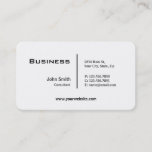 Professional Plain Elegant Modern Rounded Corners Business Card at Zazzle