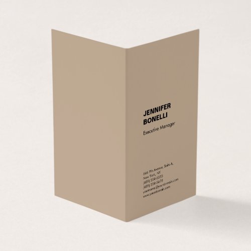 Professional plain minimalist modern trendy business card