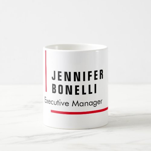 Professional plain minimalist modern trendy coffee mug