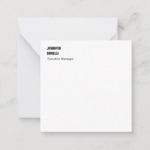Professional plain minimalist modern trendy note card