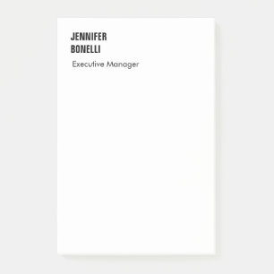 Professional plain minimalist modern trendy post-it notes