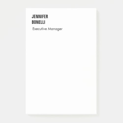 Professional plain minimalist modern trendy post-it notes