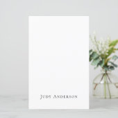 Professional Plain Modern Elegant Your Name (Standing Front)