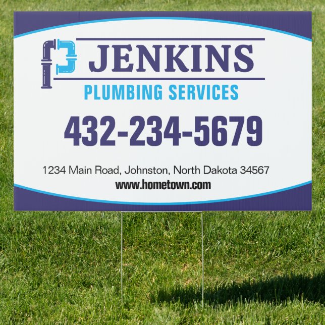 Professional Plumbing Service Sign (Insitu)