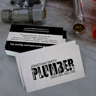 Professional Plumbing Services  Business Card