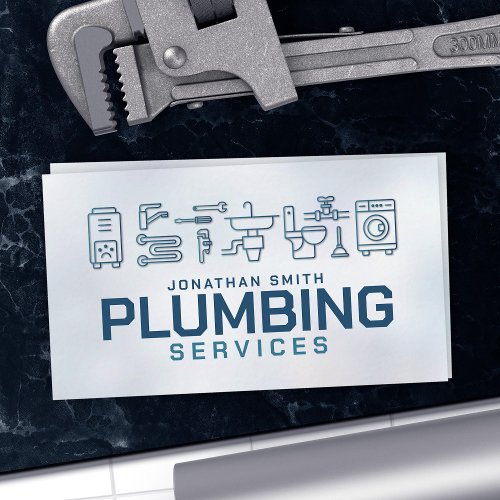 Professional Plumbing Services  Business Card