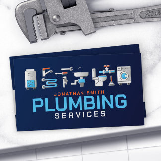 Professional Plumbing Services  Business Card