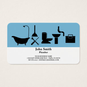Professional Plumbing Services Business Card