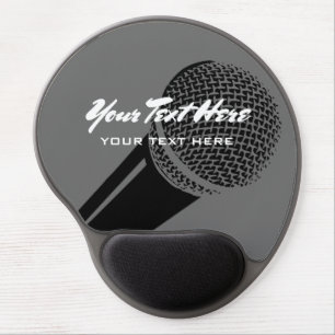 Professional podcaster and vlogger gel mouse pad