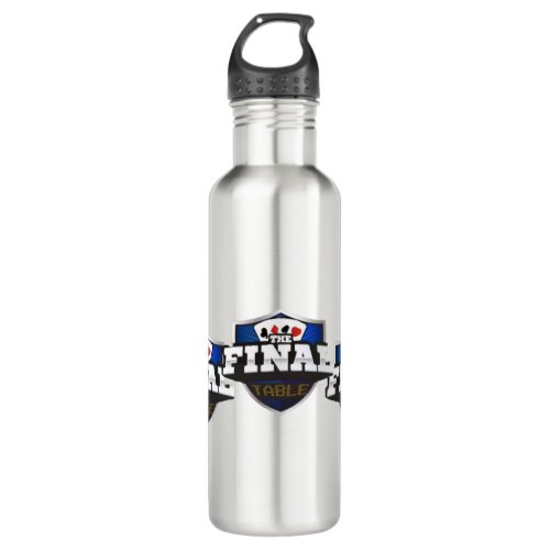 Professional Poker Final Table Las Vegas  Stainless Steel Water Bottle