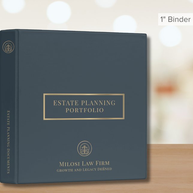 Professional Portfolio Company Logo 3 Ring Binder (Creator Uploaded)