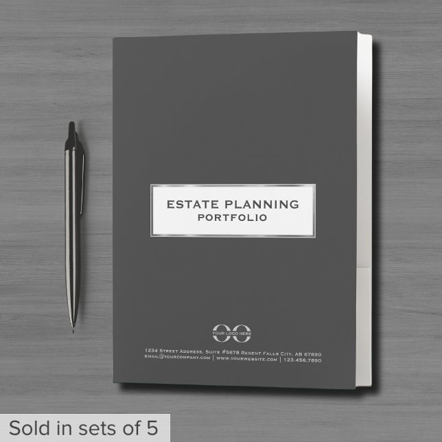 Professional Portfolio Folder with Custom Logo (Creator Uploaded)