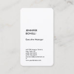 Professional Premium Silk Plain Modern Minimalist Business Card