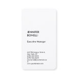 Professional Premium Silk Plain Modern Minimalist Business Card