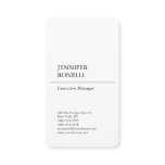 Professional Premium Silk Plain Modern Minimalist Business Card
